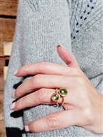 Vicenza - Piazzetta Palladio 2 - Anello Marco Bicego Donna Jaipur in Oro giallo Peridoto AB632-PR01 N°15 - AB632-PR01 N°15
